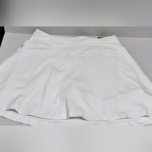 White Skort Skirt Breathable Fabric